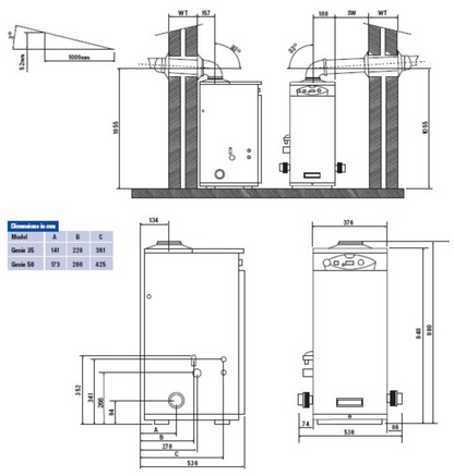 Certikin Genie Condensing Boiler/Pool Heater