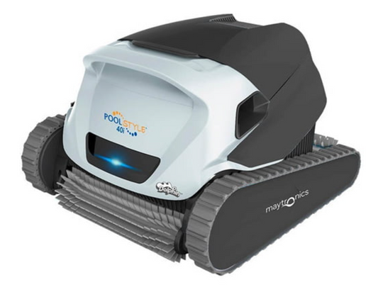 PoolStyle 40i Robot Pool Cleaner with Wi-Fi and Caddy (Floor, Walls & Waterline)