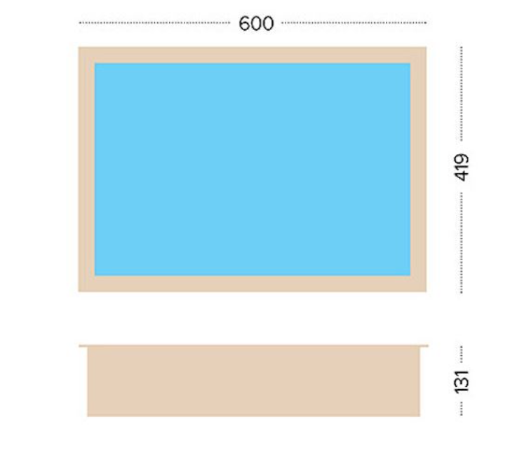 Summer Oasis Wooden Pool – 6.0m L x 4.19m W x 1.31m Deep